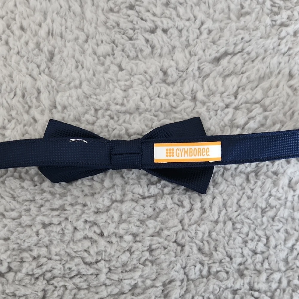 Gymboree Kids Bow Tie & Suspenders Set Navy & Denim Ages 6+‎ Adjustable